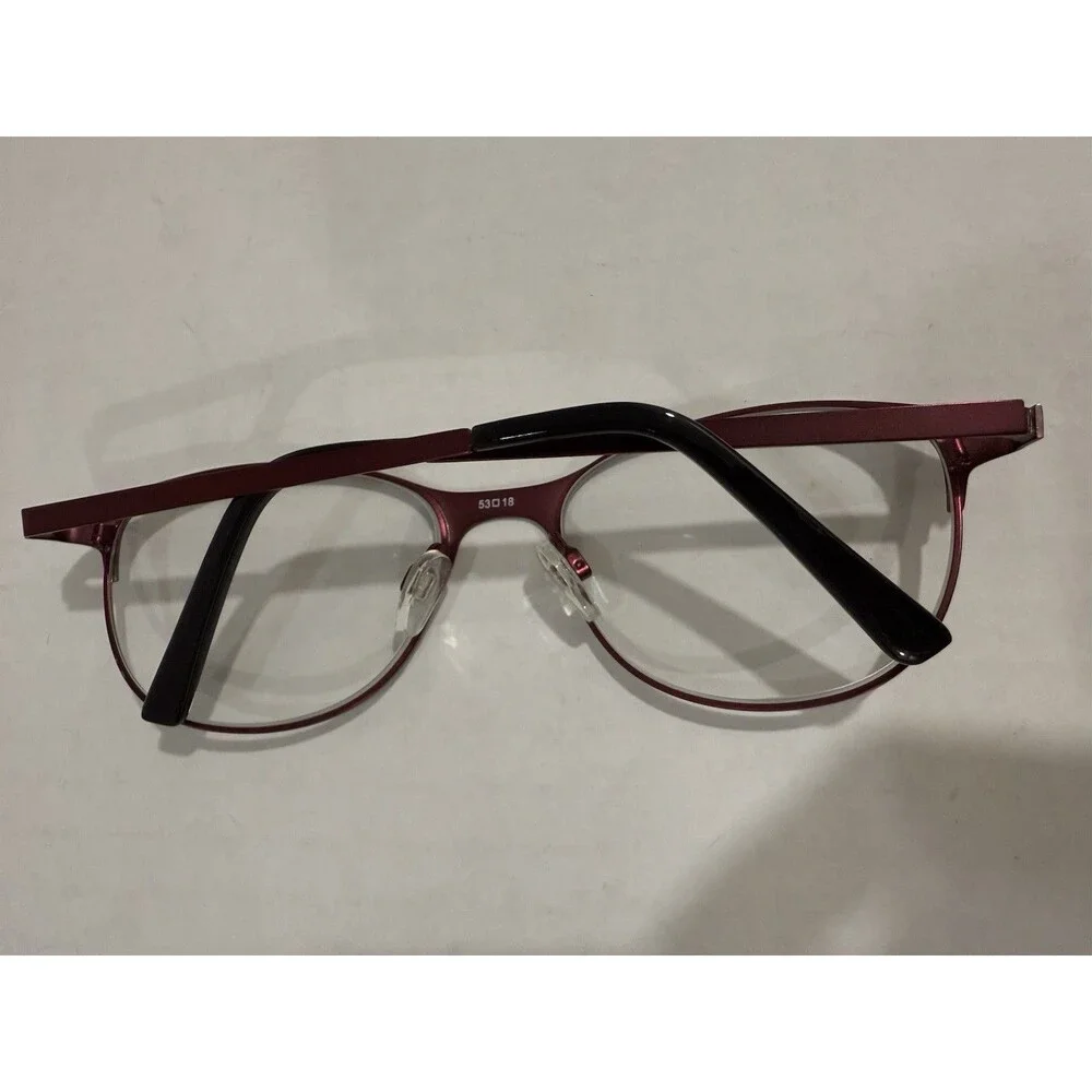 RX-ABLE Legacy Lane Women's Red Vivid Eyeglasses 53-18 135‎